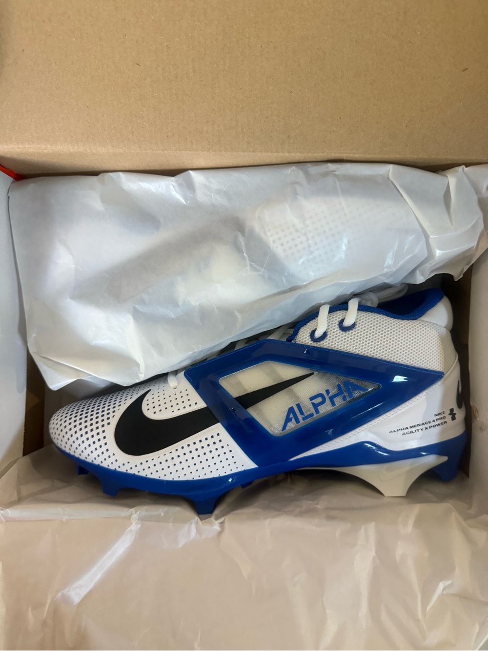 NEW Nike Alpha Menace 4 Pro Football Cleats size 11.5